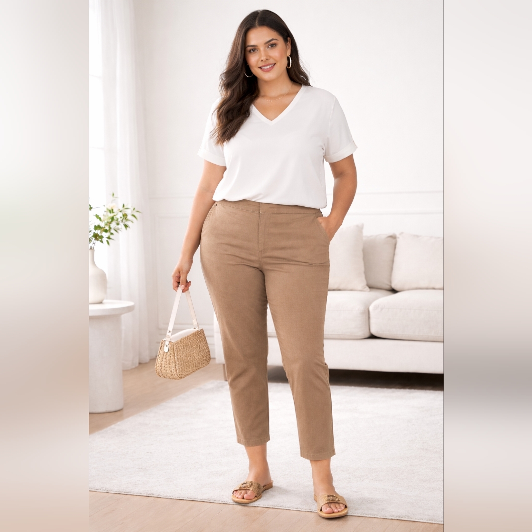 Torrid Size 20/2x Comfort Flex Waist Slim Taper High-Rise Stretch Twill Pant